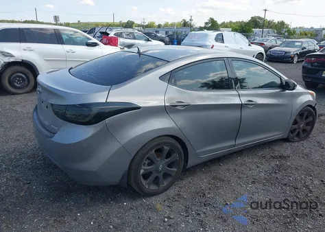 2013 Hyundai Elantra Limited from USA, damaged, VIN KMHDH4AEXDU937606